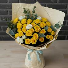 Букет цветов из:  Розы #REPLACE_PRED# Морозово