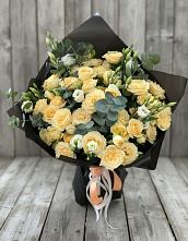 Букет цветов из:  Розы и Лизиантусы #REPLACE_PRED# Морозово
