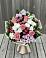 Букет цветов из: Альстромерии, Гвоздики, Розы и Хризантемы в Морозово