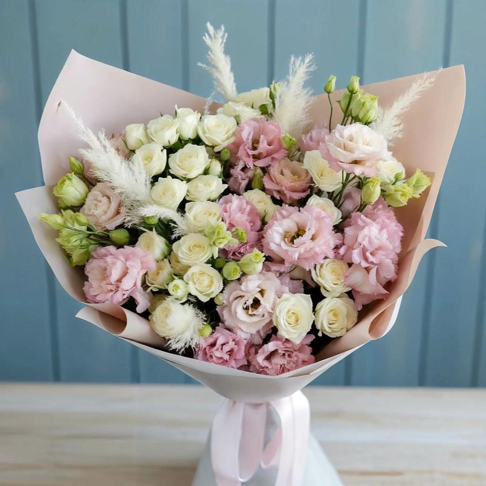 Букет цветов из: Альстромерии и Розы в Морозово