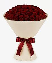 Букет 101 Бордовая роза Блэк Бакарра в Морозово