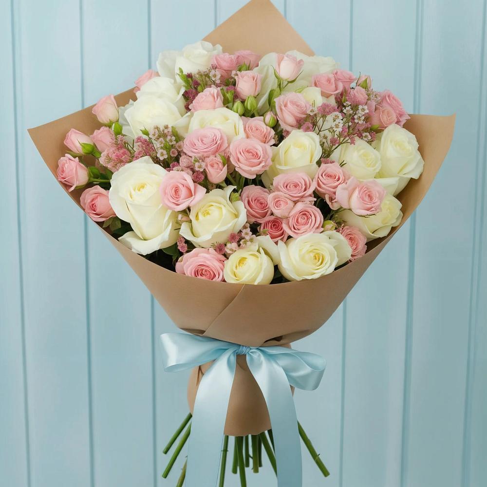 Букет цветов из: Розы в Морозово