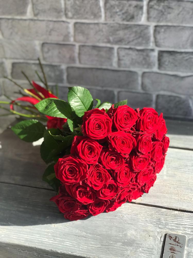 Букет Красные розы Фридом в Морозово