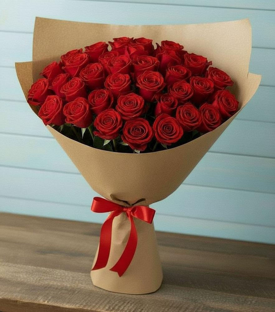 Букет Красные розы Милано в Морозово