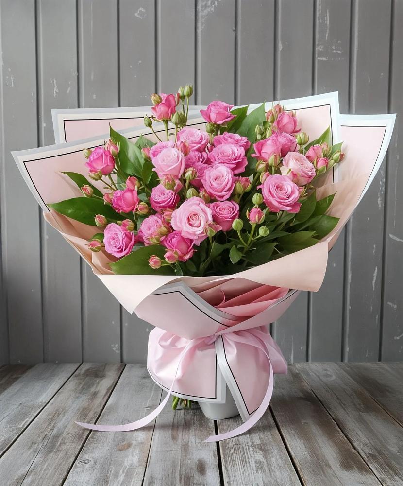 Букет Розовый кустик в Морозово