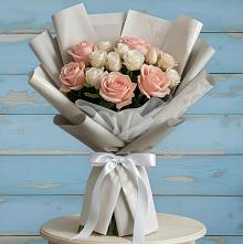 Букет цветов из:  Розы #REPLACE_PRED# Морозово
