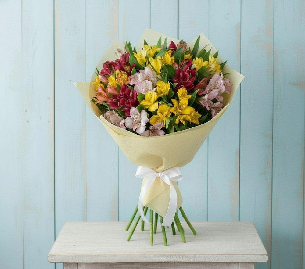 Букет цветов из: Альстромерии в Морозово