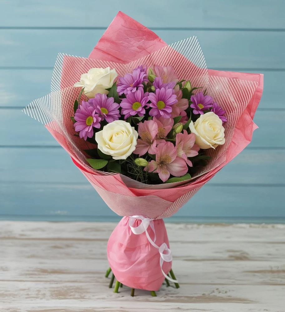 Букет цветов из: Герберы в Морозово