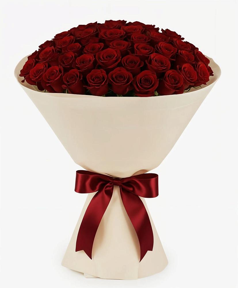 Букет 101 Бордовая роза Блэк Бакарра в Морозово