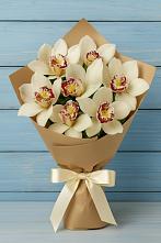 Букет цветов из:  Орхидеи и Розы в Морозово