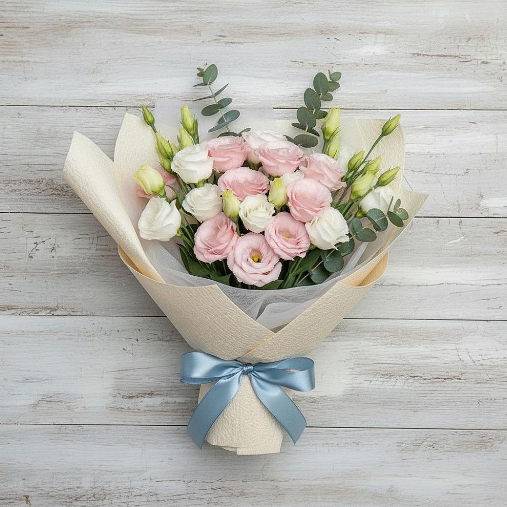 Букет цветов из: Лизиантусы в Морозово