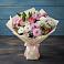 Букет цветов из: Хризантемы, Альстромерии и Розы в Морозово